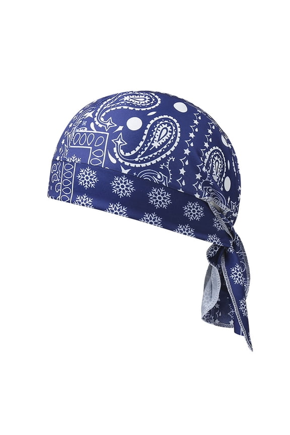 Unisex Headscarf Hat Paisley Cooling Headscarf Cap Pirate Bandana Motorcycle Helmet Wrap Beanie Liner Wicking Head Wrap Hat Breathable Sweat Men Women 1PC