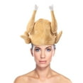 thumbnail image 1 of CUIYUAN Unisex Plush Turkey Hat Roasted Thanksgiving Dinner Party Supplies Themed Holiday Accessories Dress-Up Cap Novelty Headwear Soft Plush Turkey Shaped Design Caps B, 1 of 4