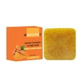 CUJMH 1X Honey Glow Lemon Turmeric Kojic Acid Soap Bar, Turmeric Face