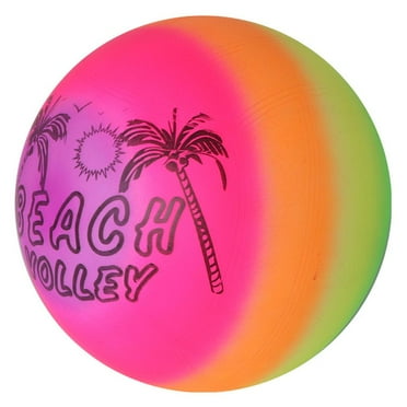 CUJMH 9" Neon Rubber Playground Ball 15cm Ball Rainbow Ball Great Outdoor Fun''