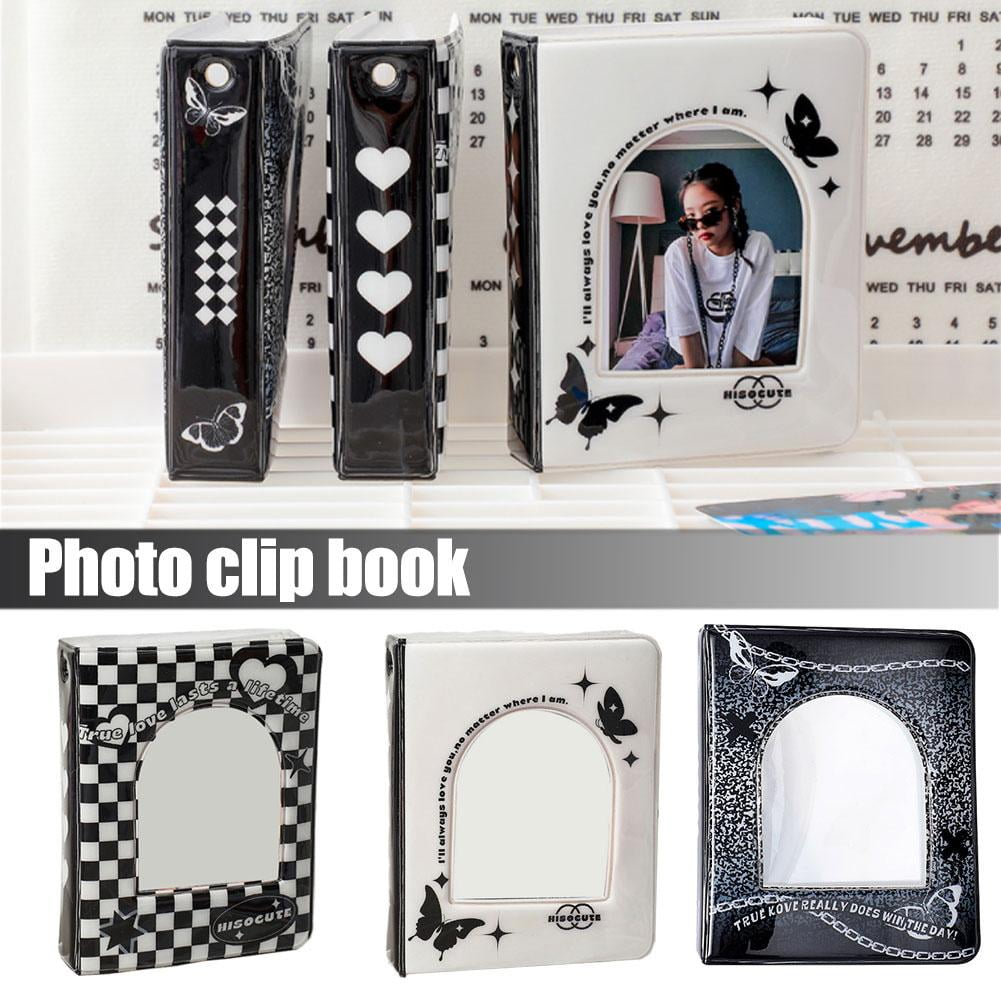 Evjurcn 4pcs 64 Photo 3inch Mini Photo Album Portable Small Picture Album Cute Photo Storage Book Large Capacity Photo Card Holder, Size: 11.2, As