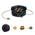 CUJMH Portable Camping Stove Butane Gas Outdoor Cooker Stove Cooking