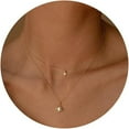 thumbnail image 1 of CUKIXA Diamond Necklaces for Women, Dainty 14k Gold/Sterling Silver Choker Necklace Simple Gold Plated CZ Jewelry Necklaces for Women Trendy Gifts, 1 of 15