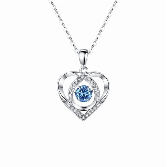 CUKIXA Silver Plated Necklace for Women - Square Cut Cubic Zirconia Teardrop Pendant - 16-20in Electroplated Copper Cross Chain - Elegant Jewelry Gift for Birthday Anniversary Date Night