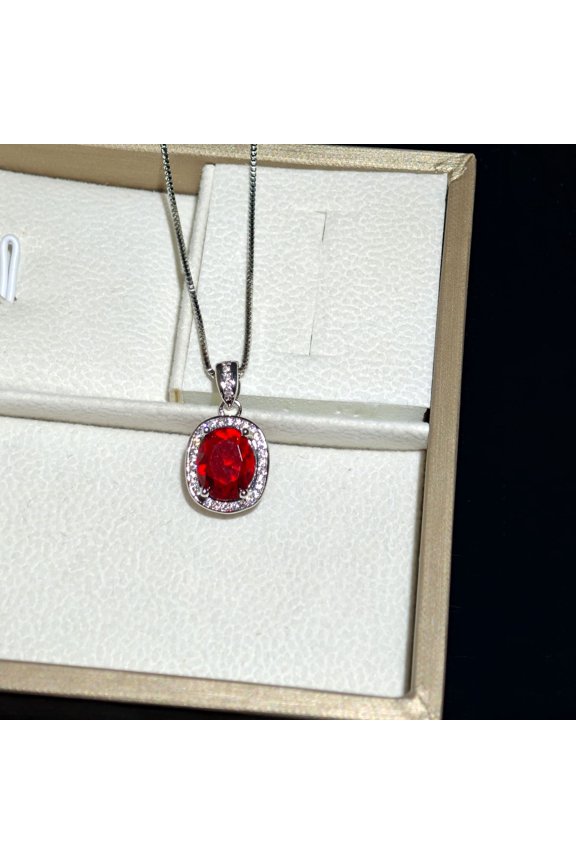 Silver Plated Necklace for Women - Square Cut Cubic Zirconia Teardrop Pendant - 16-20in Electroplated Copper Cross Chain - Elegant Jewelry Gift for Birthday Anniversary Date Night