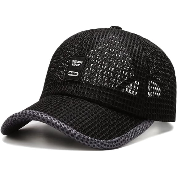 CUKOLSXA Summer Mesh Baseball Cap for Men Women Trucker Mesh Hat Baseball Hats Outdoor Sports Running Hat Casual Sun Hat