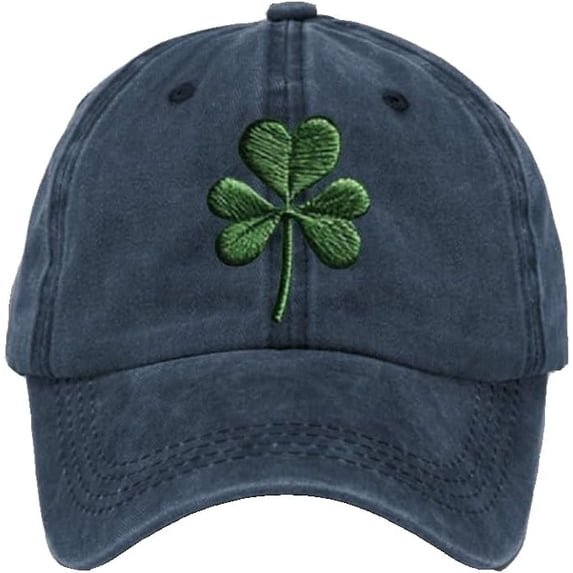 CUKOLSXA Unisex St. Patrick's Day Shamrock Graphic Vintage Hat Casual Baseball Cap Retro Distressed Sun Hat Women's Hats & Caps Men Hats Baseball Hat