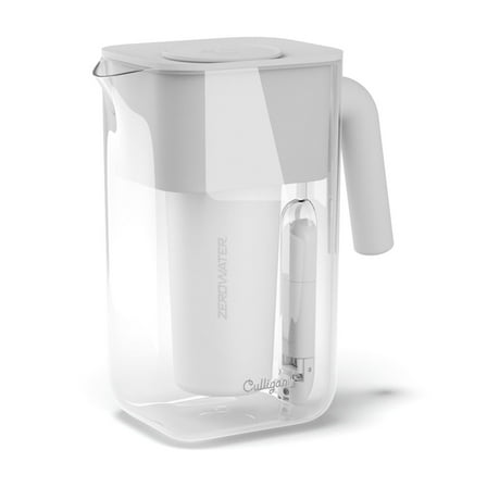 Culligan with ZeroWater Technology 10 Cup Water Filtration Pitcher with 5-Stage Advanced Water Filter