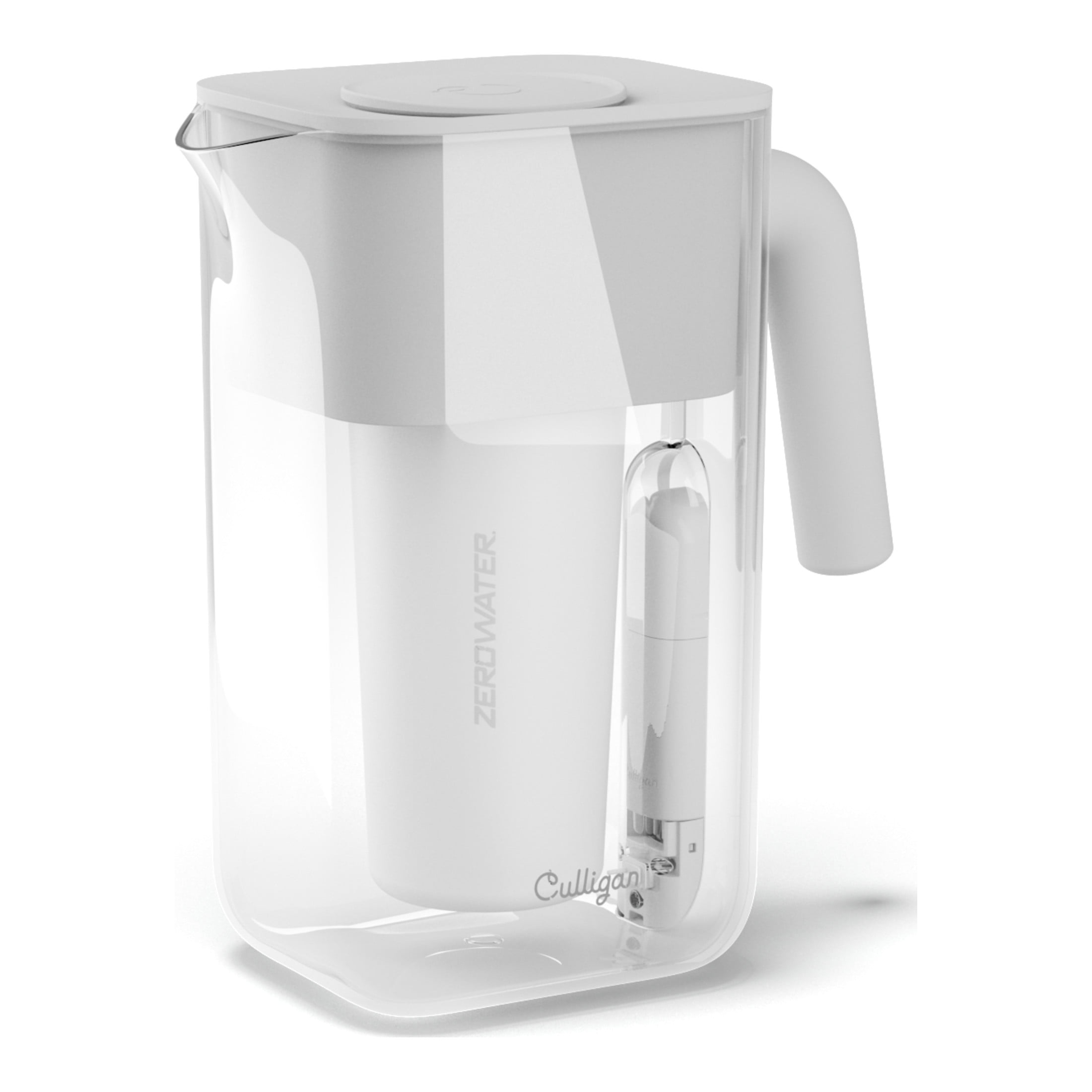 Culligan with ZeroWater Technology 10 Cup Water Filtration Pitcher with 5-Stage Advanced Water Filter