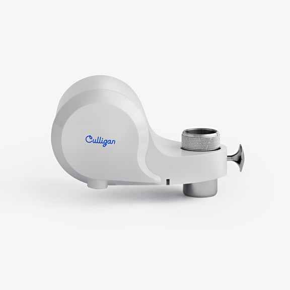 Culligan CULFMWH Drinking Water White Faucet Mount Water Filtration System, Superior Filtration