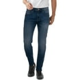 thumbnail image 1 of CULTURA AZURE Mens Stretch 5 Pocket Skinny Jeans, Med Blue, 32X30, 1 of 5