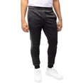 thumbnail image 1 of CULTURA Men's Track Jogger, Black/Heather Charcoal, M, 1 of 5