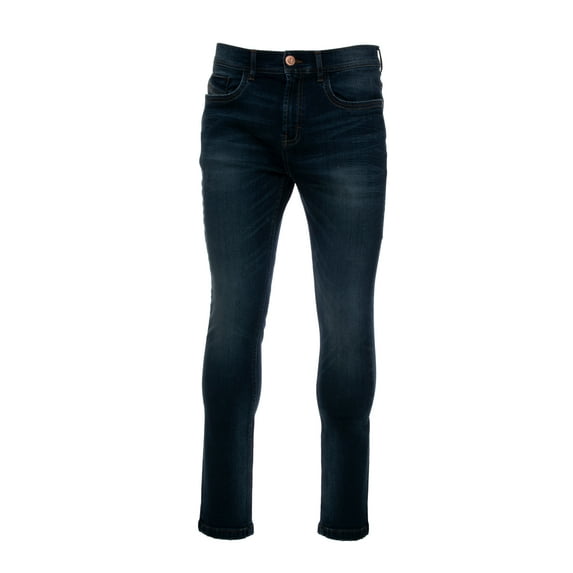 CULTURA Men's Jeans Stretch Washed Distressed Fashion Denim Flex Comfort Slim Relaxed Skinny Fit Tapered Leg