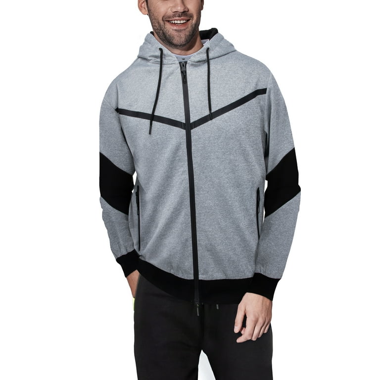 CULTURA SPORT Men s Active Fashion Hooded Fleece Sport Sweater For Gym Workout and Running Athletic Hoodie Zipper