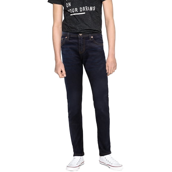 CULTURA AZURE  Boy's Super Flex Jeans, Dk Blue, 18