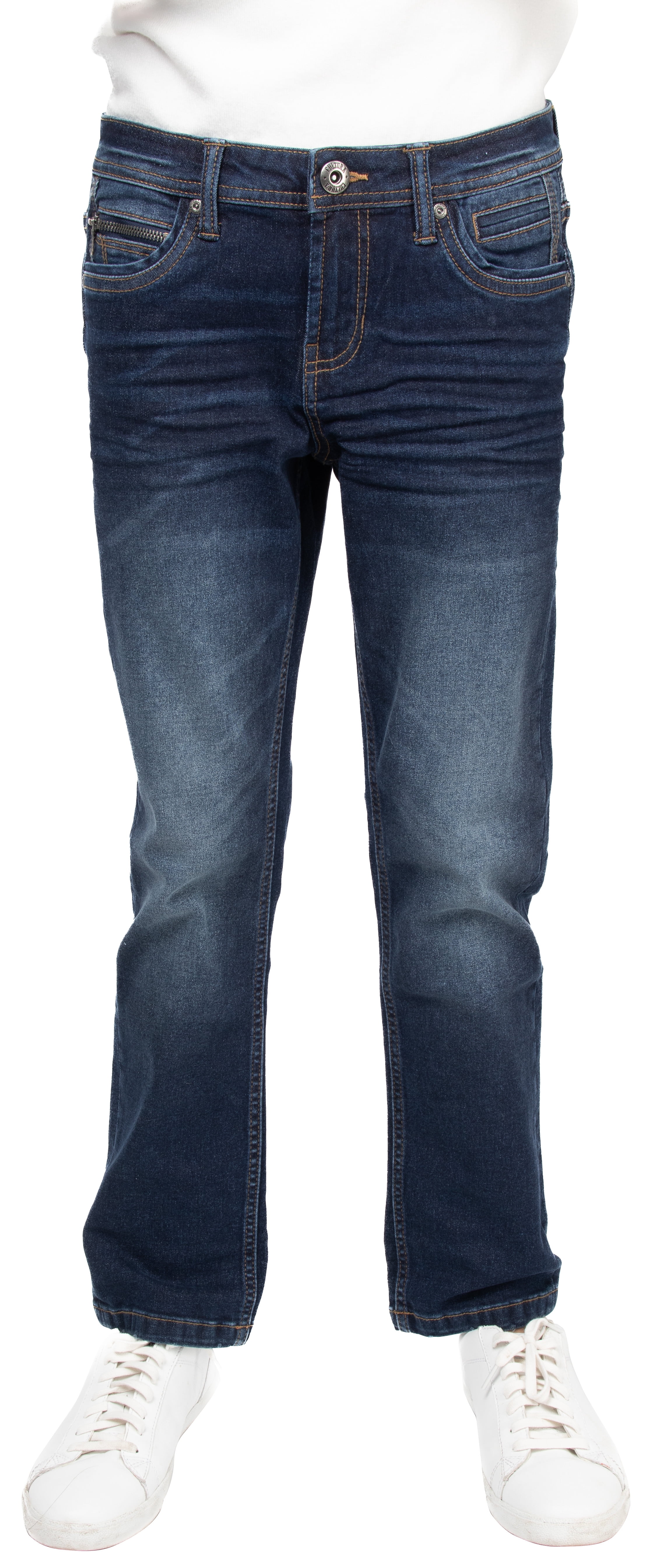 Boys Dark Blue Slim Fit Denim Jeans