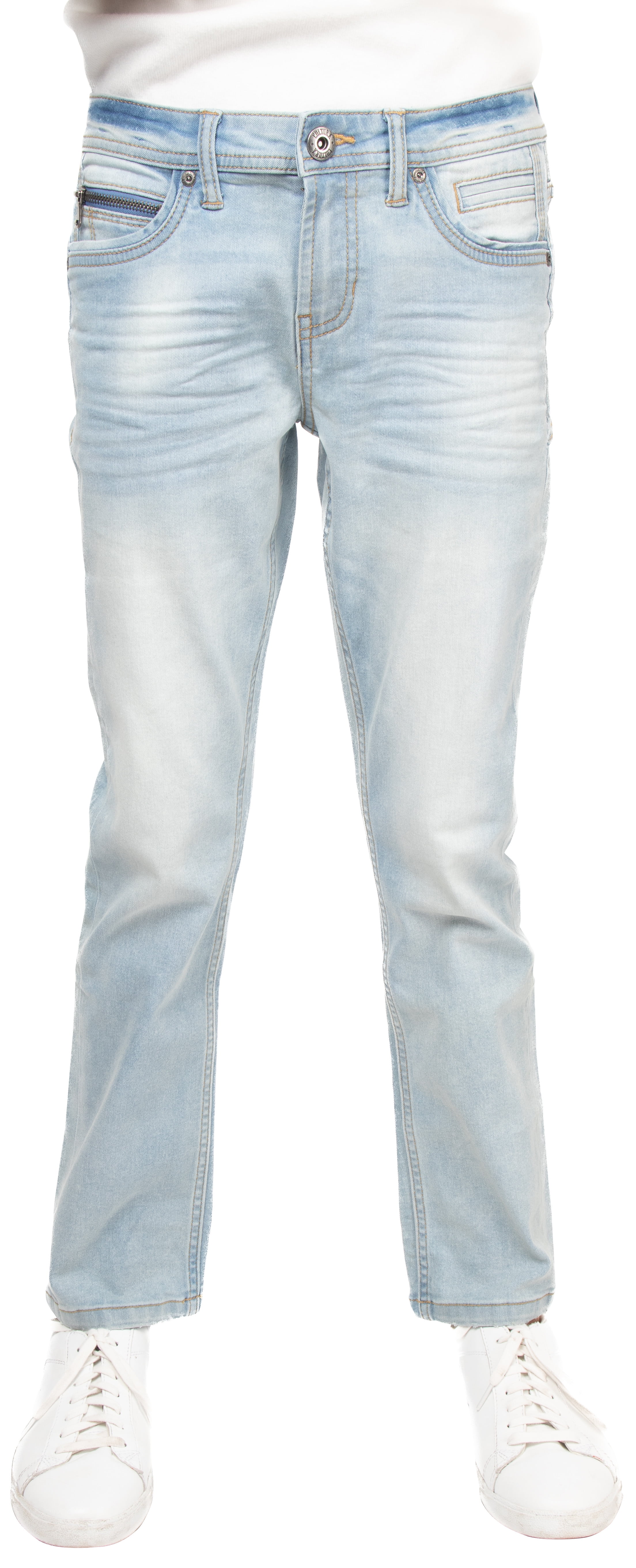 DEOTSY Mens Gym Pants Spring Summer Thin Straight Loose Light Blue Jeans  Youth Clothing Men's Cotton Stretch Denim Jeans Big Size 44 (Size : 36 EU)  : Buy Online at Best Price