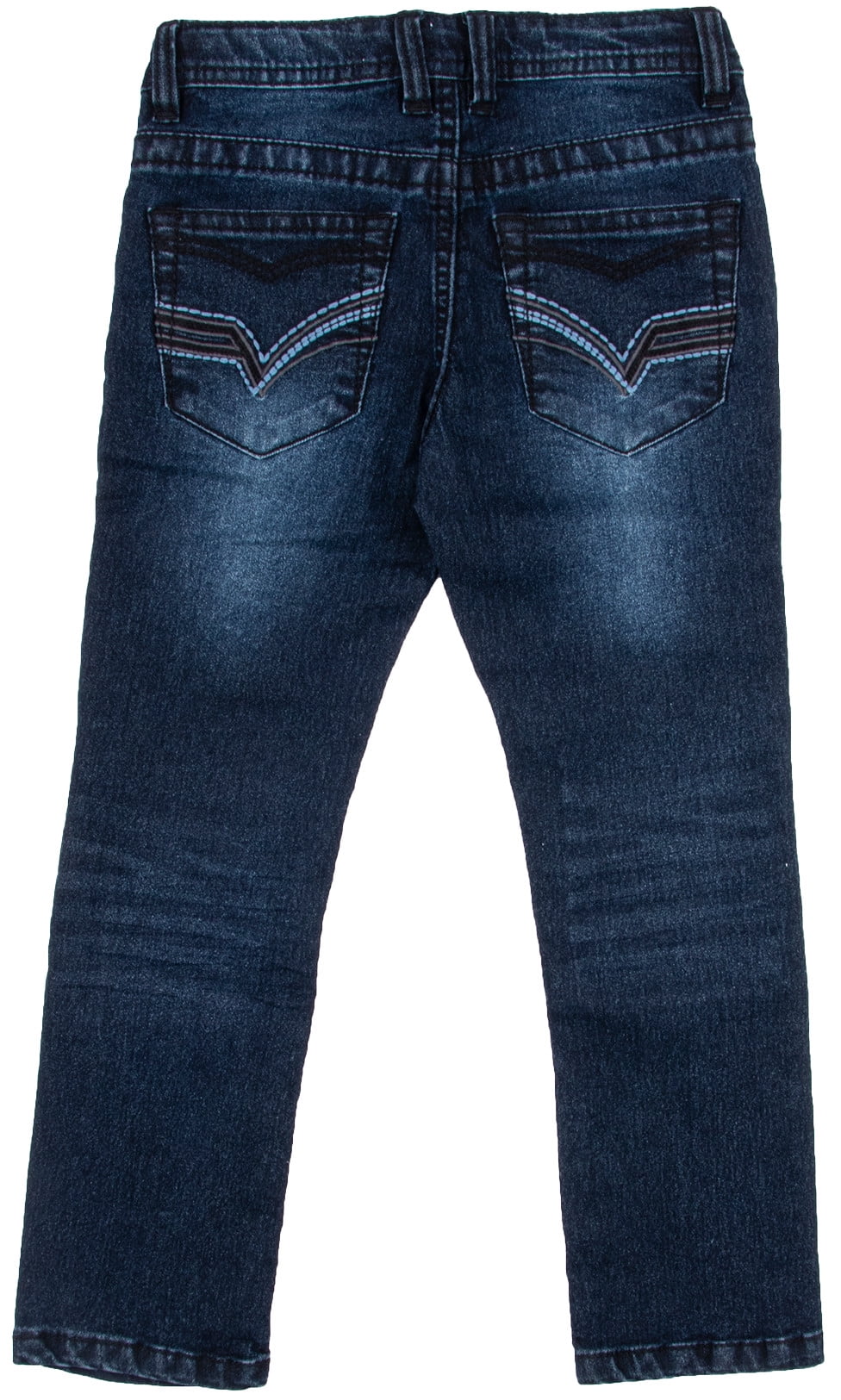 Stretchable Plain Pant In Jeans Stuff Dark Blue Color For Boy/Girl main image 1