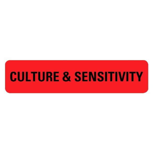 CULTURE & SENSITIVITY Labels