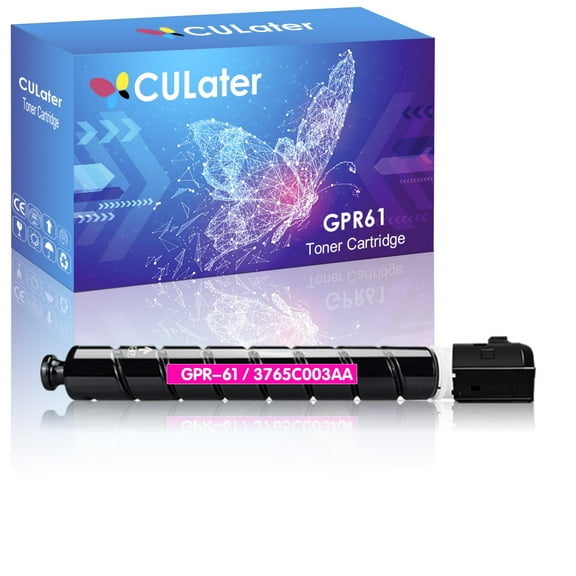 CULater GPR61 GPR-61 Magenta Compatible Toner Cartridge Replacement for 3765C003 3765C003AA GPR61C for Canon imageRUNNER Advance DX C5840 C5840i C5850 C5850i C5860 C5860i C5870 C5870i Printer