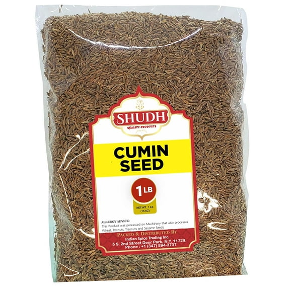 CUMIN SEED 1 LB | 16 oz | Jeera Whole All Natural | Gluten Friendly | Vegan | Indian Origin