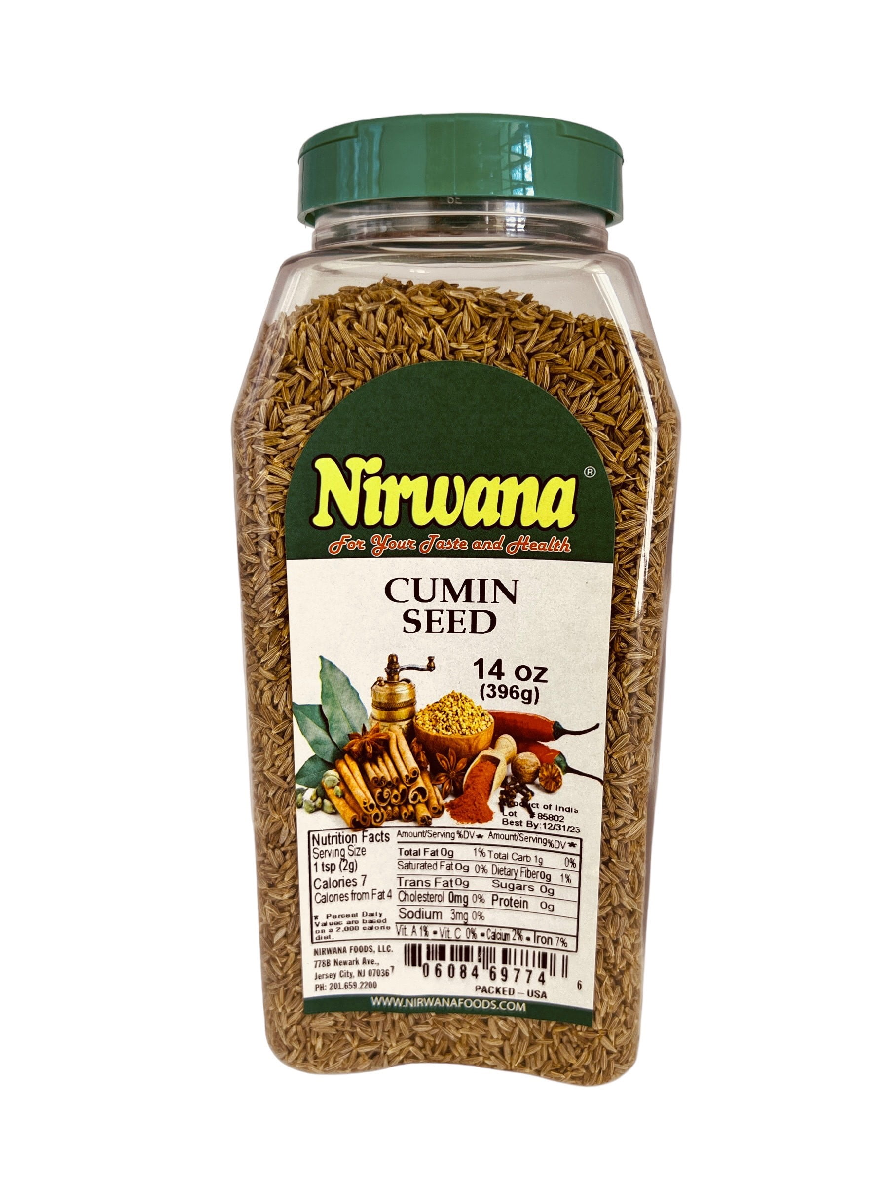 CUMIN SEED 14 OZ JAR BY NIRWANA