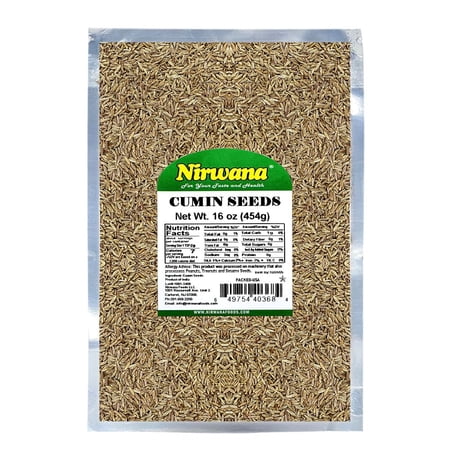 CUMIN SEED 16 OZ POUCH BY NIRWANA
