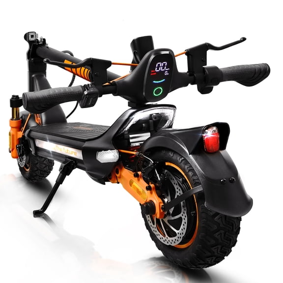 CUNFON Electric Scooter Dual Motor, 2400W Motor, Up to 31Mph, 40 Miles Long Range, 10.5" Tubeless Off-Road Tires, Foldable E-Scooter for Sport Commuting and Outdoor
