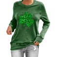 CUNSOUTH Fourth of July Sweatshirt Women's St. Day Flower Fashion Round