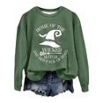 CUNSOUTH Funny Sweatshirts for Women Women's Casual Home of The Witch
