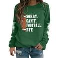CUNSOUTH Plus Size Sweatshirt Funny Football Shirts for Women Football