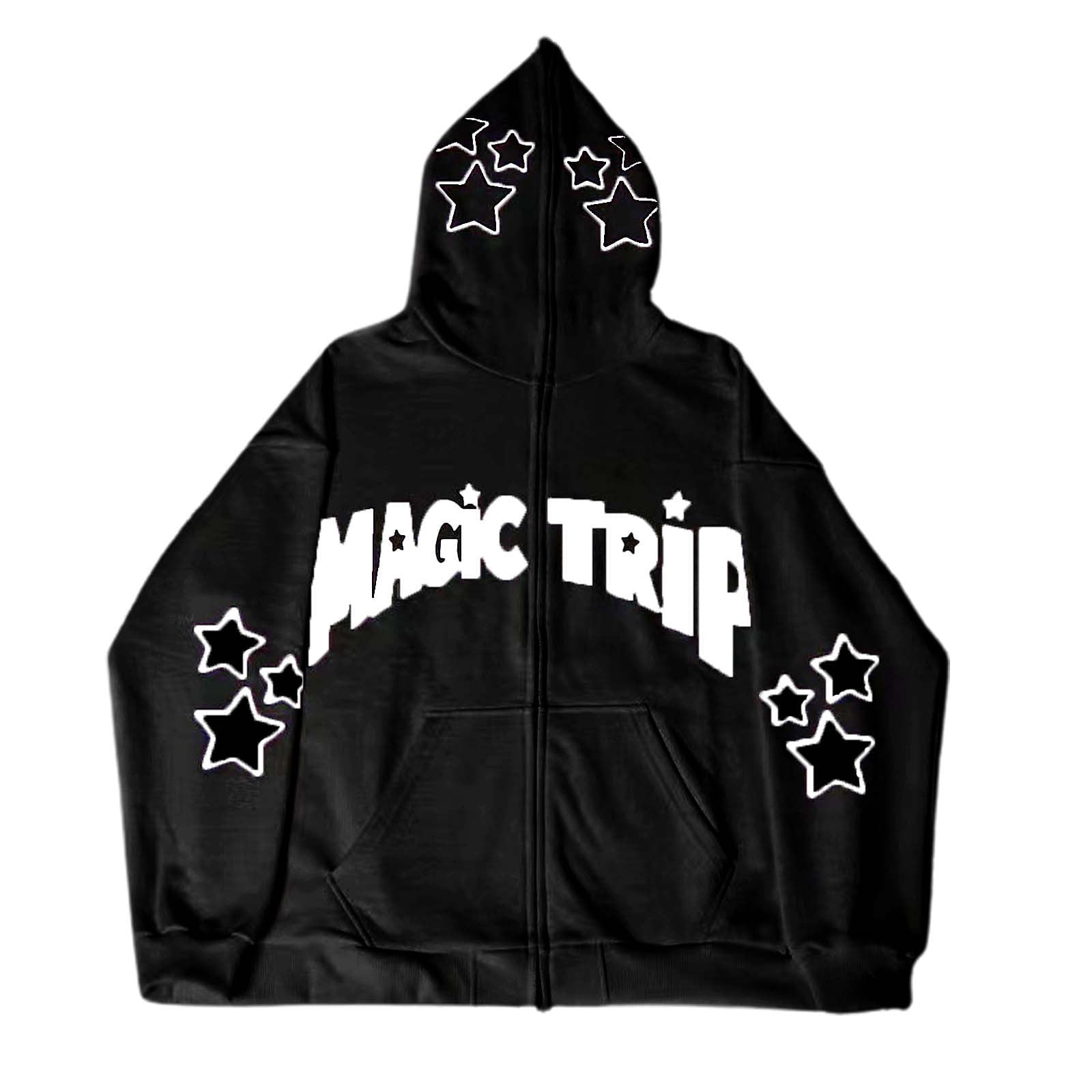 Quarter Zip Long Sleeve Aesthetic Hoodie