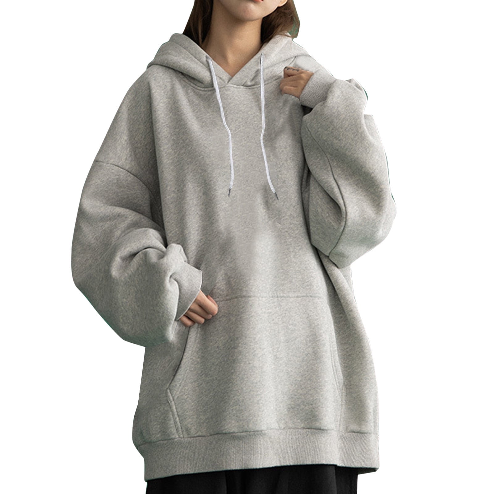 Cunsouth Womens Hoodies Daily Casual Long Sleeve Pocket Hooded