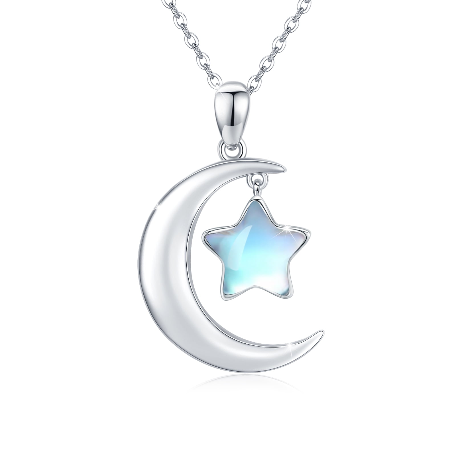  Choker Long Chain Necklace for Women and Girls Five Pointed  Star Fashion Collarbone Necklace Girl Simple Short Pendants Students  Birthday Gift Cute Charm Necklace Chain Statement (Silver, One Size) :  Sports