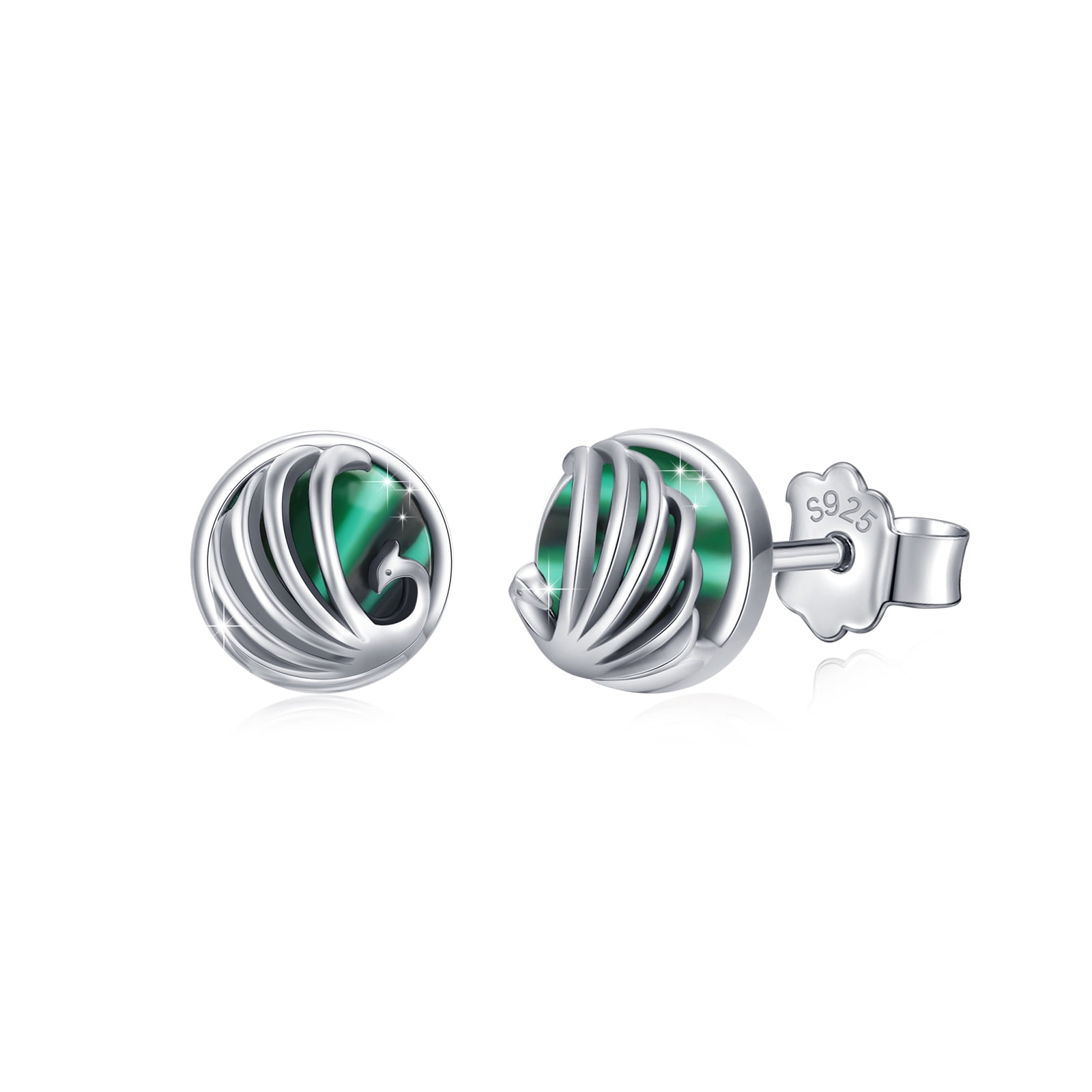 Schildpadoorbellen, 925 sterling zilver, opaal/abalone oorbellen voor vrouwen, dierenoorstekers voor meisjes, schildpad, cadeaus voor kinderen, Sterling zilver