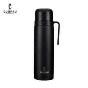 CUOPRU Yerba Mate bottle Premium Black 1000 ML Vacuum Flask Heat Insulated