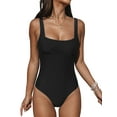 thumbnail image 1 of CUPSHE Women's Paneling Square Neck One Piece Swimsuit, 1 of 5