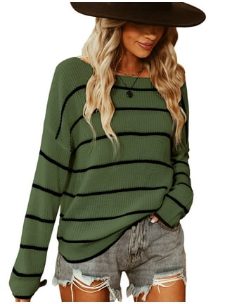 Green and black sweater best sale