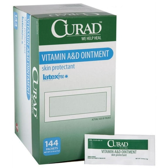 CURAD A and D Ointment 5G Foil Pack, 144 Count