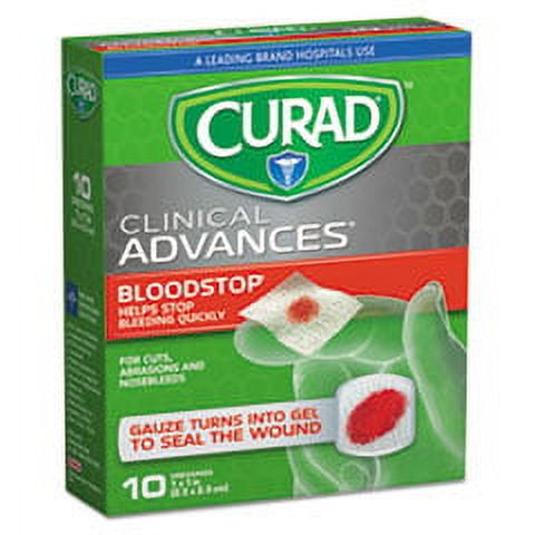 CURAD Blood Stop Gauze Packets