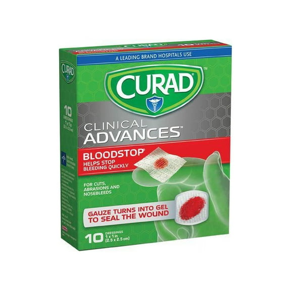 CURAD Blood Stop Gauze Packets