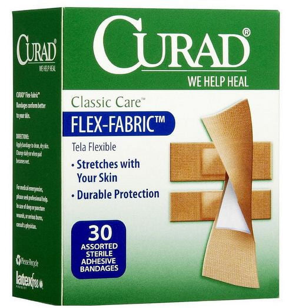 CURAD Flex-Fabric Bandages Brown Yes