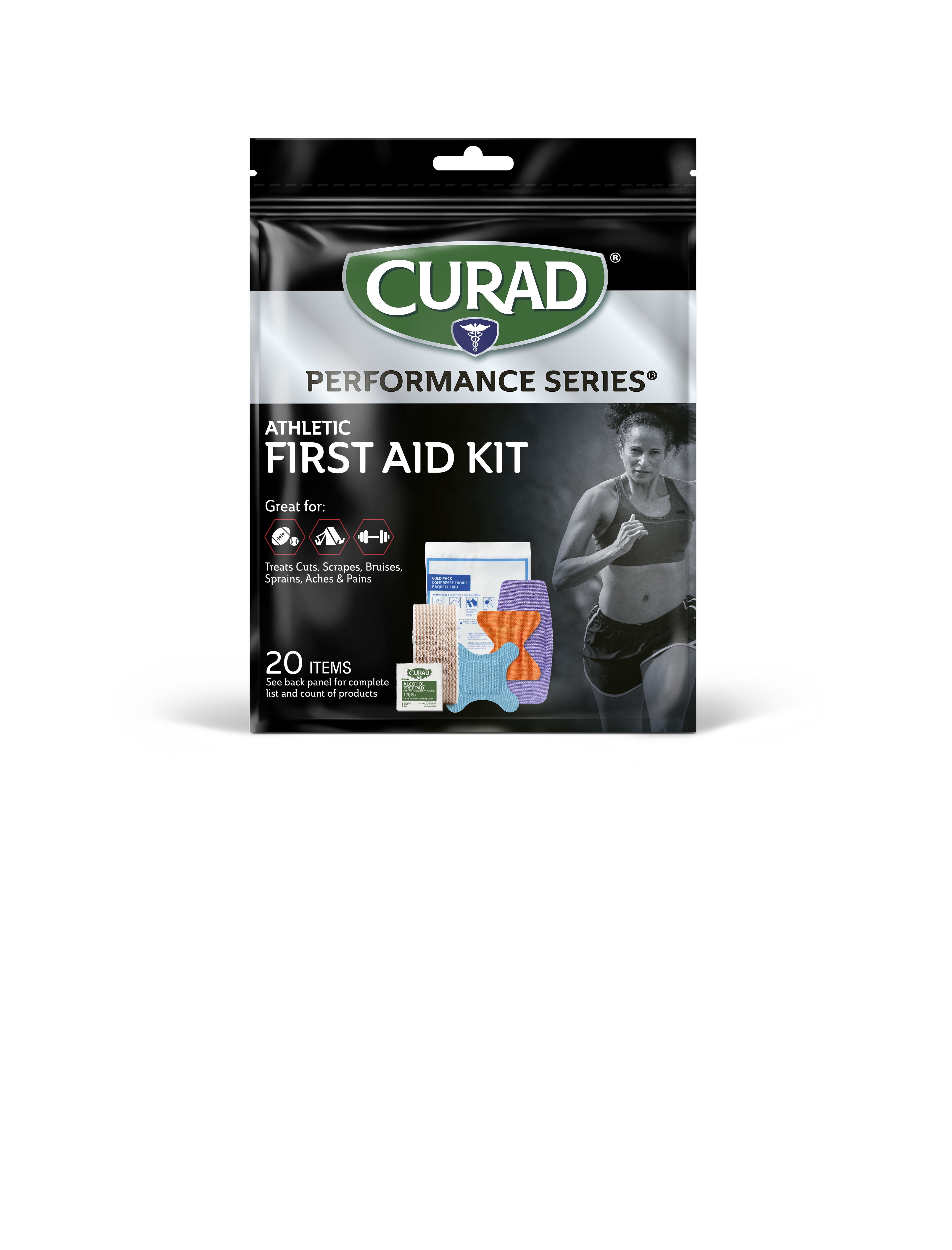 Curad Performance Series Athletic on-the-go First Aid Kit, 20 Piece