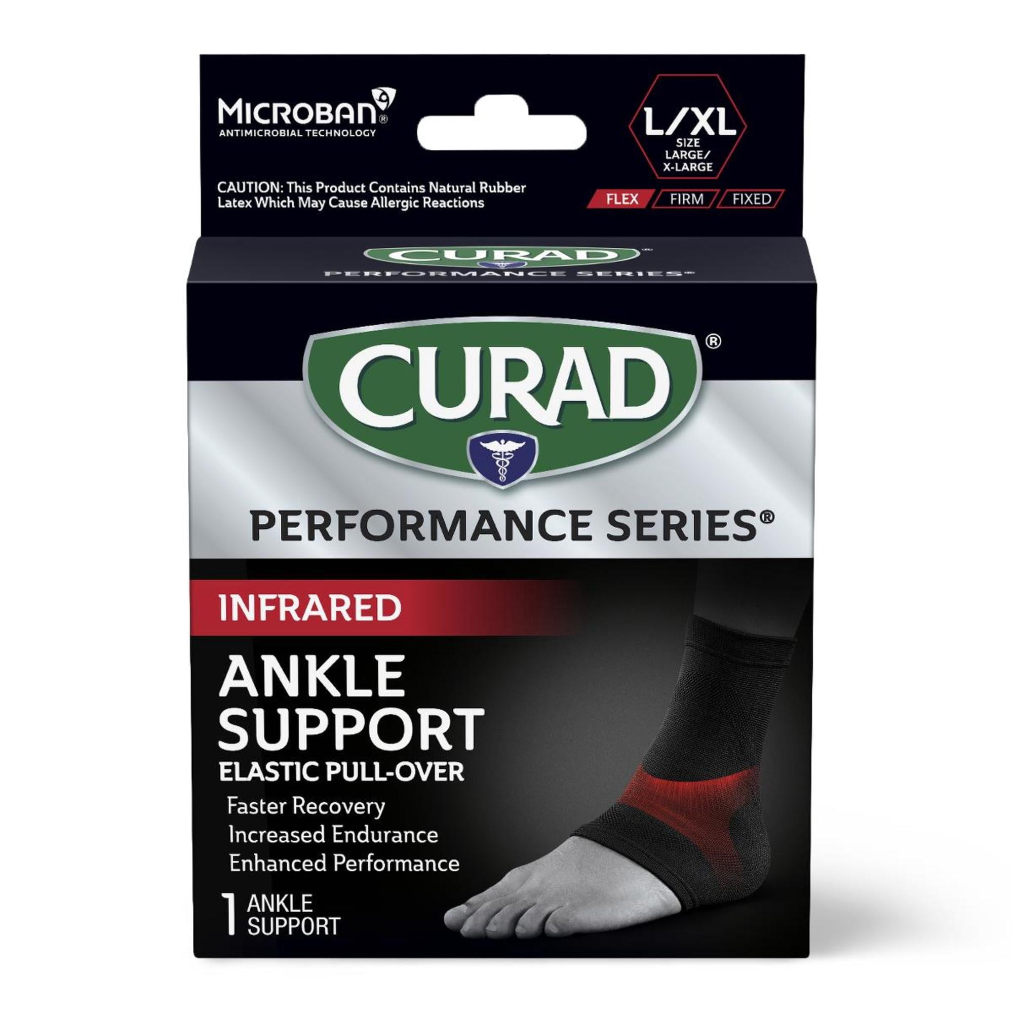 CURAD® Performance Series® Elastic Pull-Over Ankle Support, Size L/XL