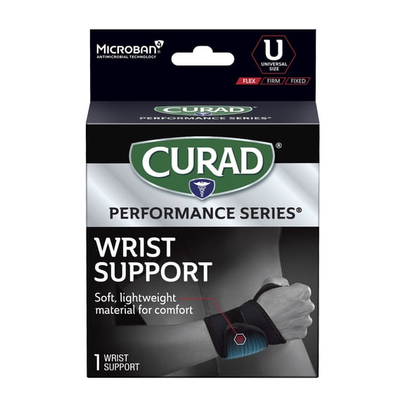 CURAD Performance Series Wrist Support, Wrap-Around, Universal, 1 count