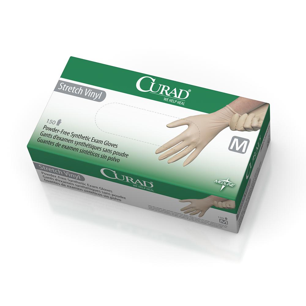 Curad Exam Gloves Latex 100ct Size Small
