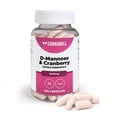 thumbnail interactive-video image 1 of CUREWELL D-Mannose & Cranberry 1300mg (120 Capsules) | Vegan & Non-GMO Urinary Tract Health Supplement | UTI Defense & Bladder Support for Women & Men | Natural Urinary Cleanse & Immune Support, 1 of 8
