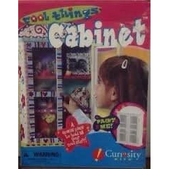 CURIOSITY KITS COOL THINGS CABINET-PAINT IT YOURSELF!