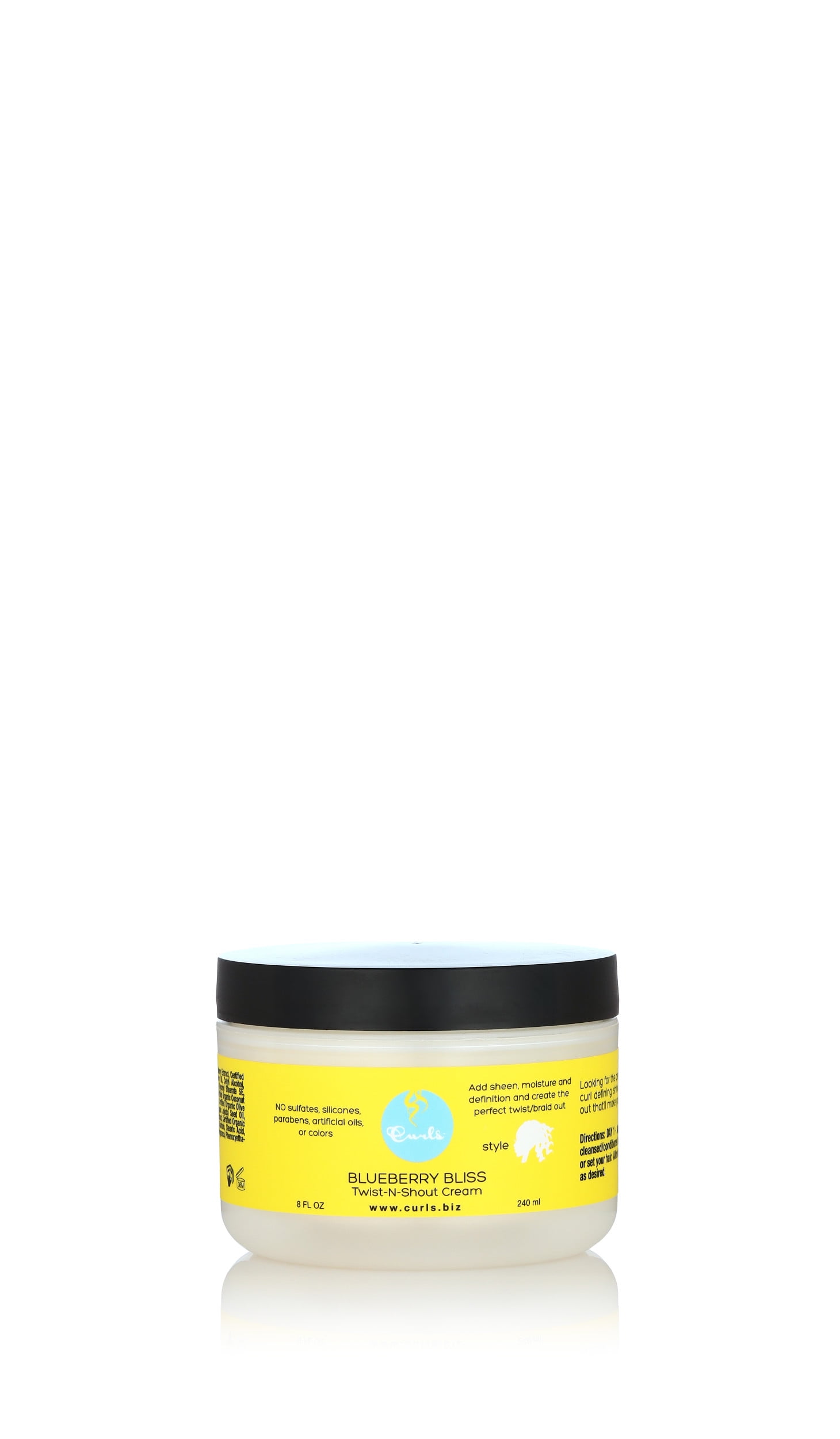 CURLS Blueberry Bliss Twist 'n Shout Cream for All Hair Types 8 fl