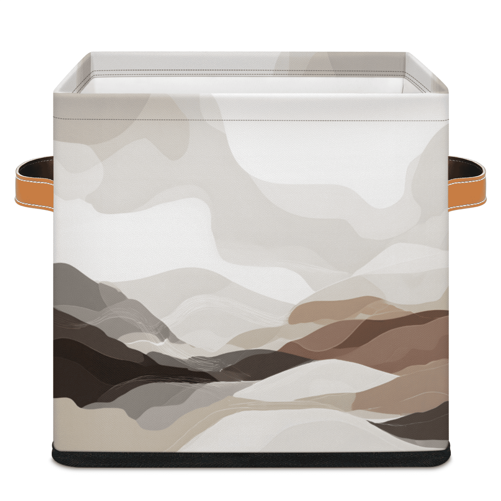CURLYOOT Boho Abstract Mountain Cube Storage Bin, 11 Inch Storage Cube ...